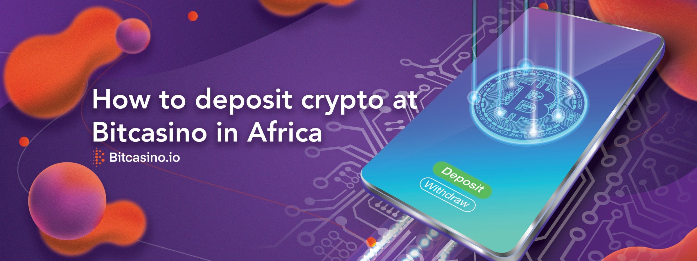 How to deposit crypto at Bitcasino in Africa